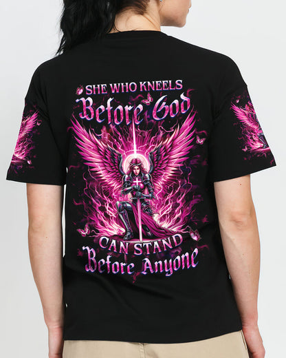 She Who Kneels Before God Women's All Over Print Shirt - Yhhn1803244