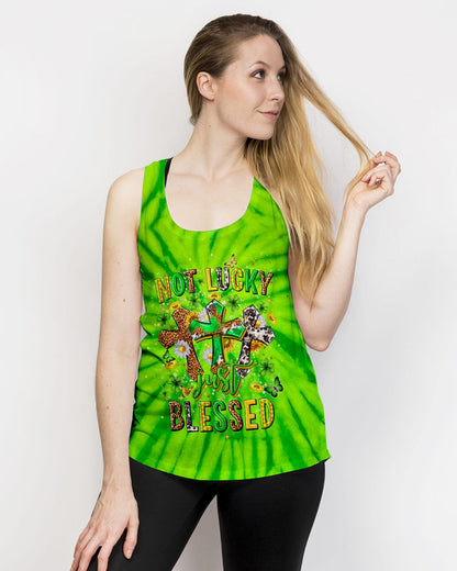 Not Lucky Just Blessed St Patrick's Day Women's All Over Print Shirt - Yhhn2501243