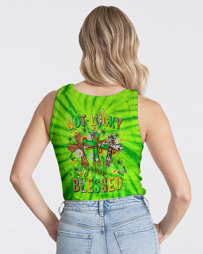 Not Lucky Just Blessed St Patrick's Day Women's All Over Print Shirt - Yhhn2501243