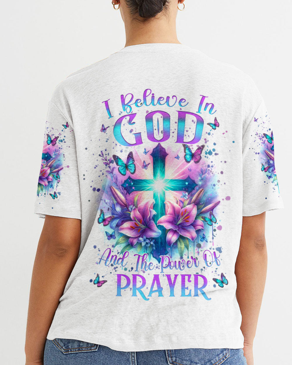 I Believe In God Women's All Over Print Shirt - Yhhn2712233