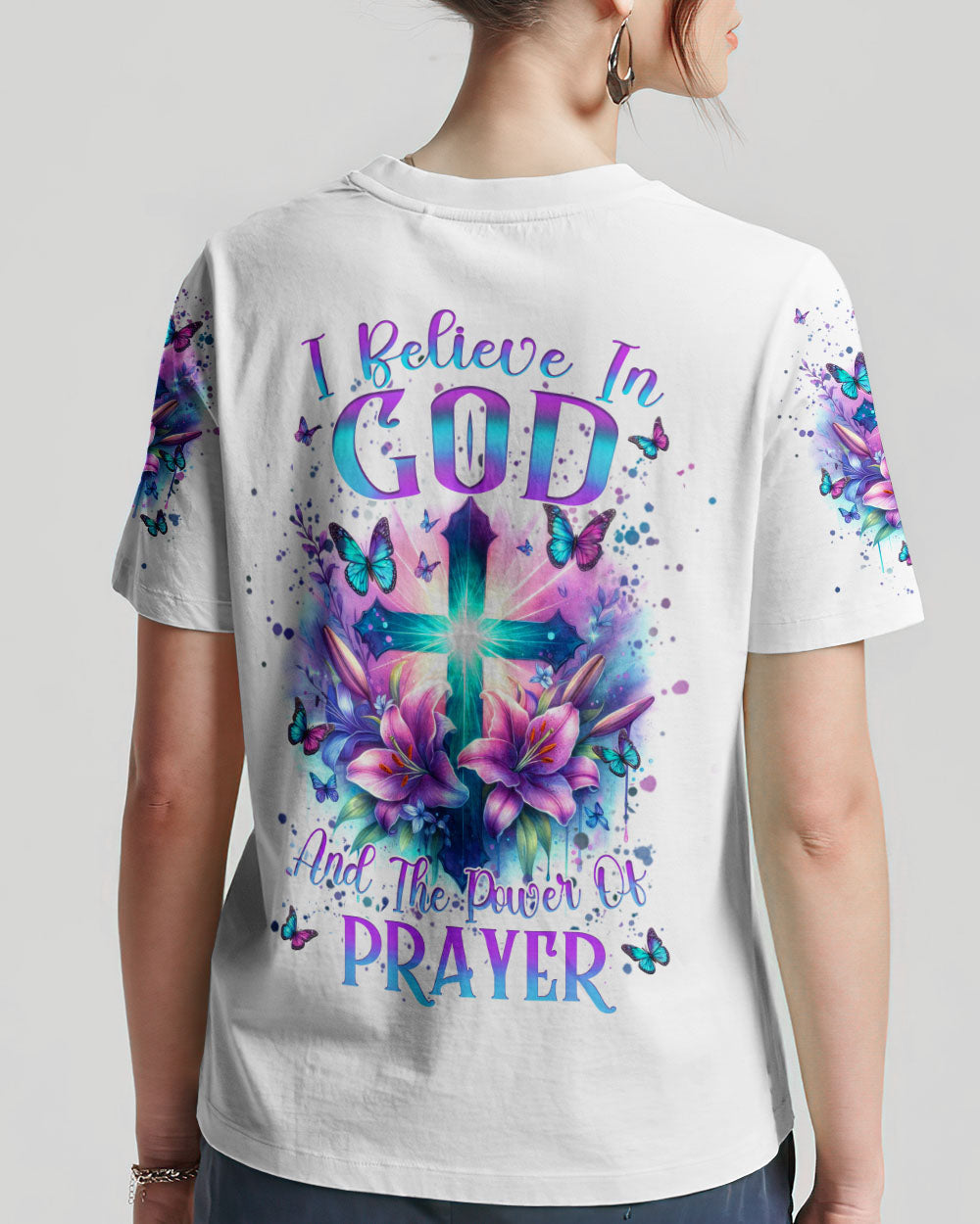 I Believe In God Women's All Over Print Shirt - Yhhn2712233