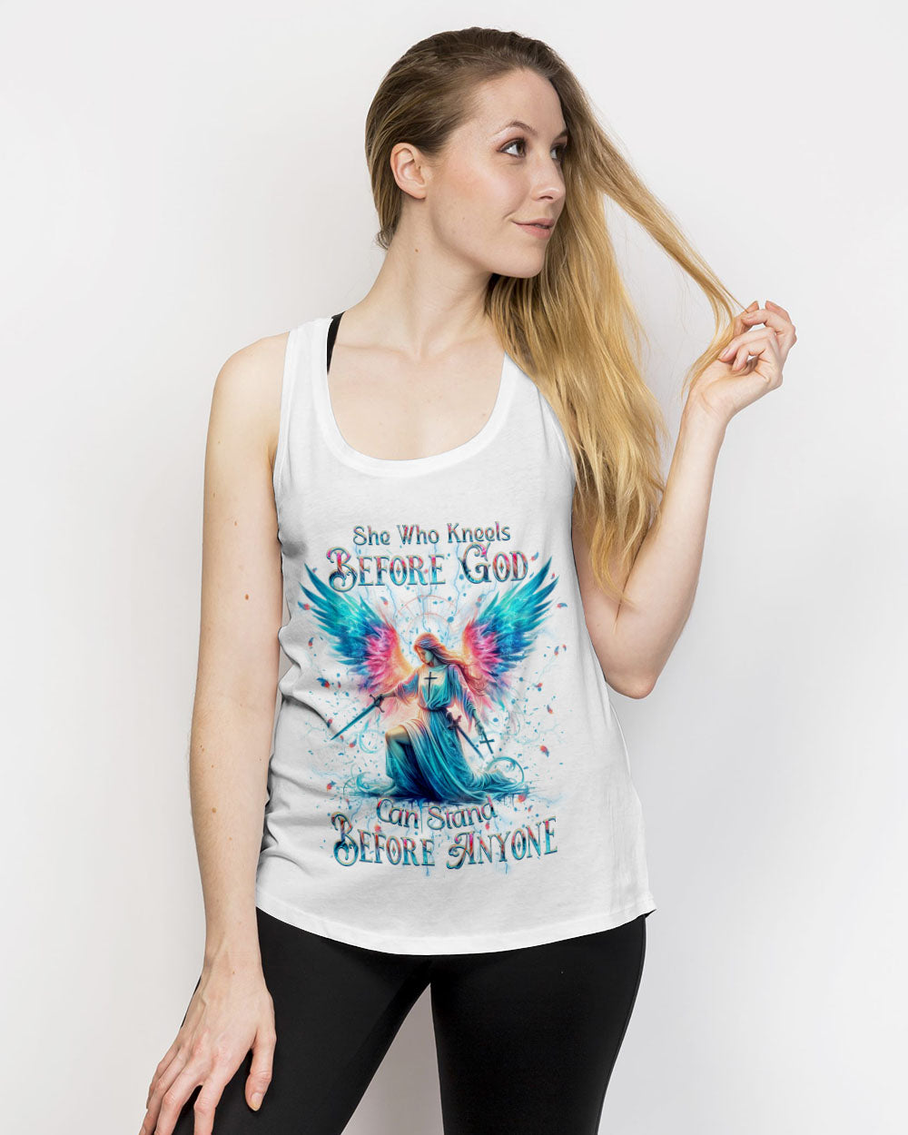 She Who Kneels Before God Women's All Over Print Shirt - Yhkd0801243