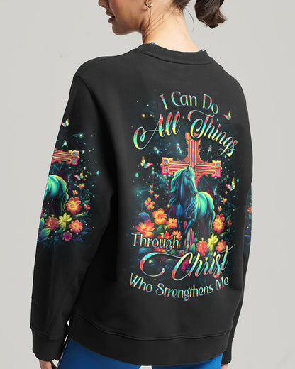 I Can Do All Things Horse Women's All Over Print Shirt - Yhkd0812231