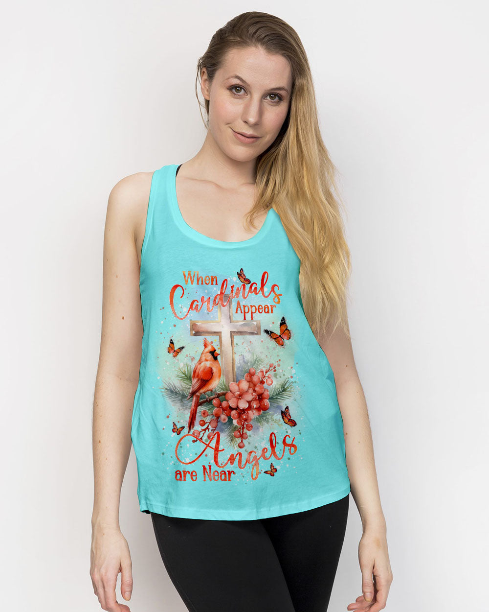 When Cardinals Appear Angels Are Near Women's All Over Print Shirt - Yhkd111231