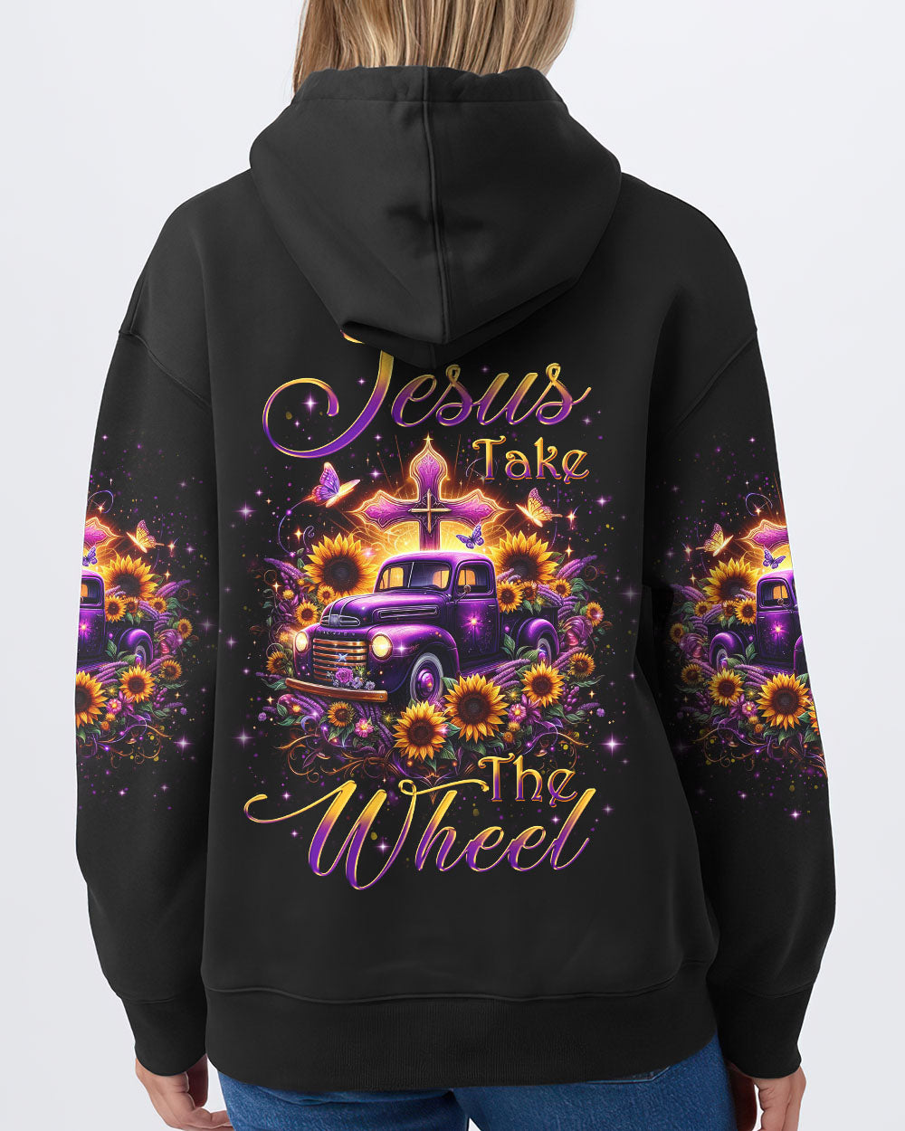 Jesus Take The Wheel Women's All Over Print Shirt - Yhkd1701241