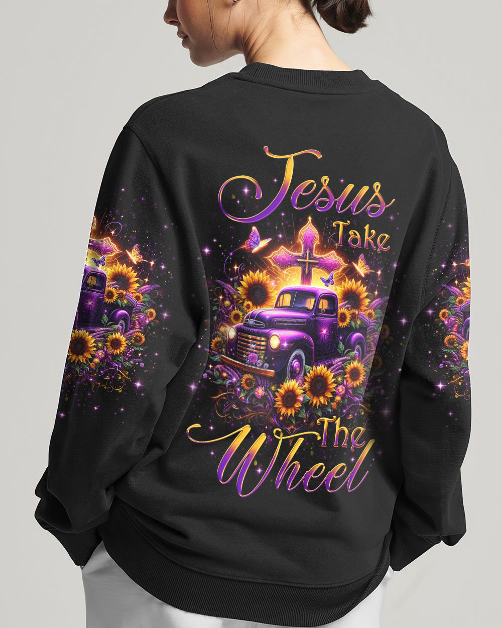 Jesus Take The Wheel Women's All Over Print Shirt - Yhkd1701241