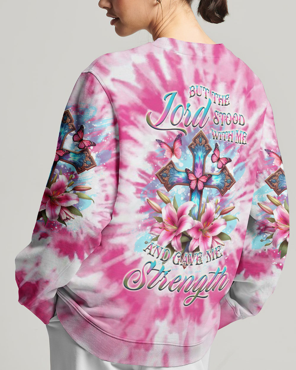 Lord Stood With Me Tie Dye Women's All Over Print Shirt - Yhkd1801242