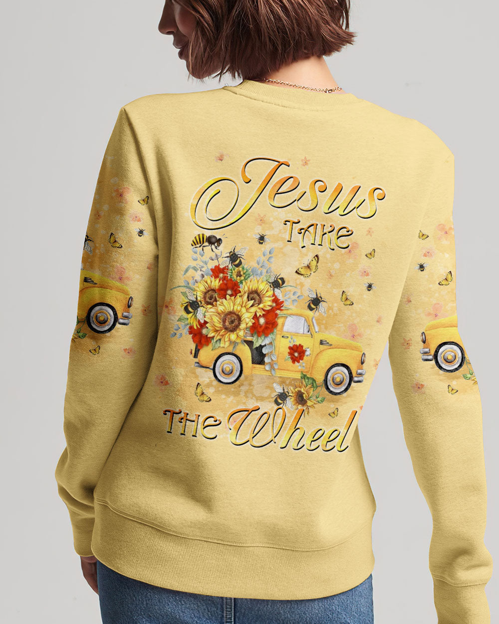 Jesus Take The Wheel Women's All Over Print Shirt - Yhkd2702244