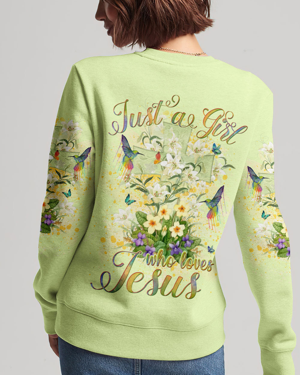 Just A Girl Who Loves Jesus Women's All Over Print Shirt - Yhlh15092302