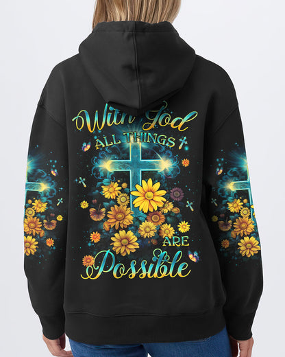 With God All Things Are Possible Women's All Over Print Shirt - Yhlh2809233