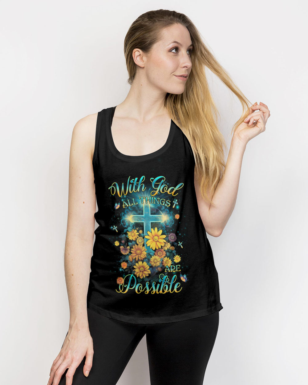 With God All Things Are Possible Women's All Over Print Shirt - Yhlh2809233