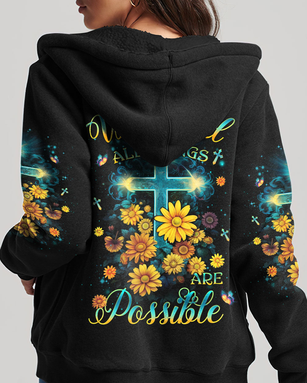 With God All Things Are Possible Women's All Over Print Shirt - Yhlh2809233