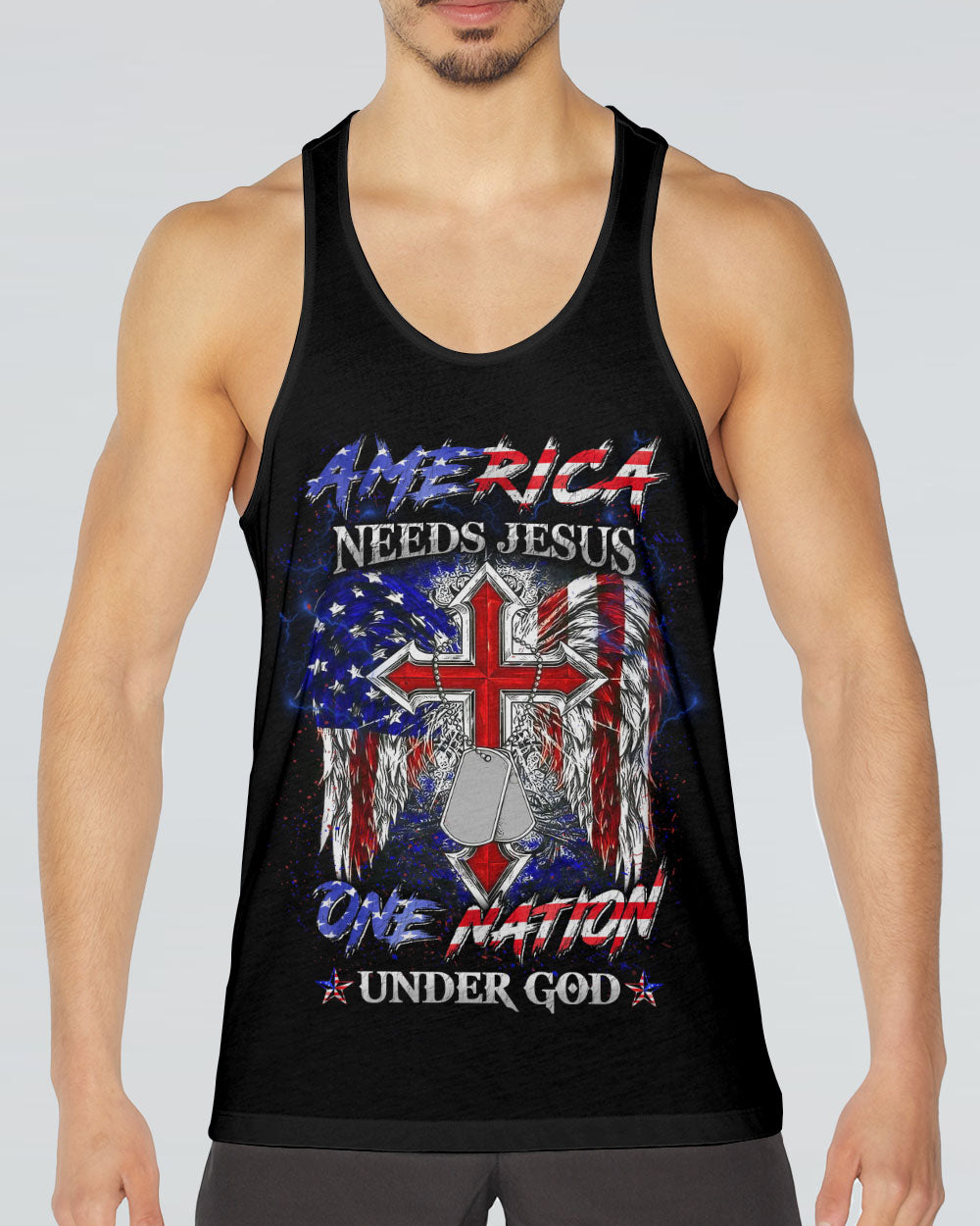 America Needs Jesus Men's All Over Print Shirt - Yhln0308232