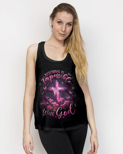 Nothing Is Impossible With God Women's All Over Print Shirt - Yhln1201242