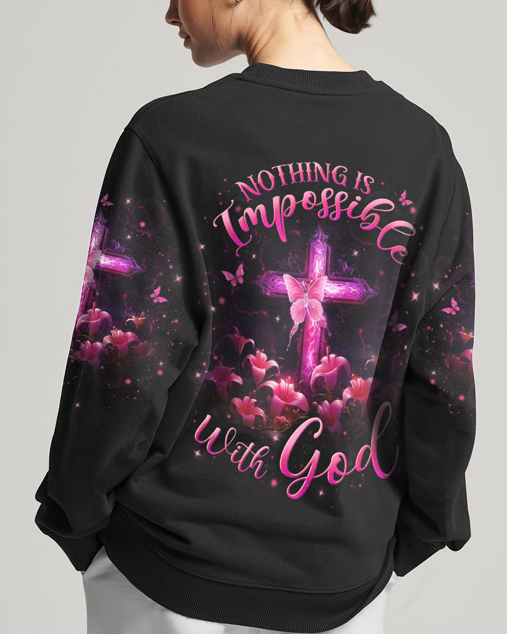 Nothing Is Impossible With God Women's All Over Print Shirt - Yhln1201242