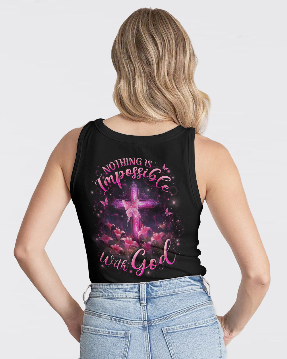 Nothing Is Impossible With God Women's All Over Print Shirt - Yhln1201242