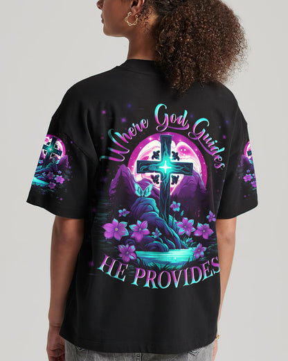 Where God Guides He Provide Women's All Over Print Shirt - Yhln1208232