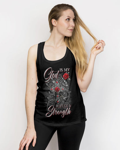 God Is My Refuge And Strength Women's All Over Print Shirt - Yhln2408232