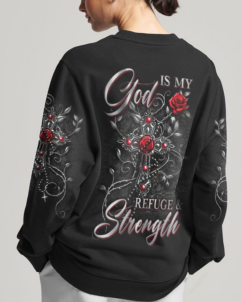 God Is My Refuge And Strength Women's All Over Print Shirt - Yhln2408232