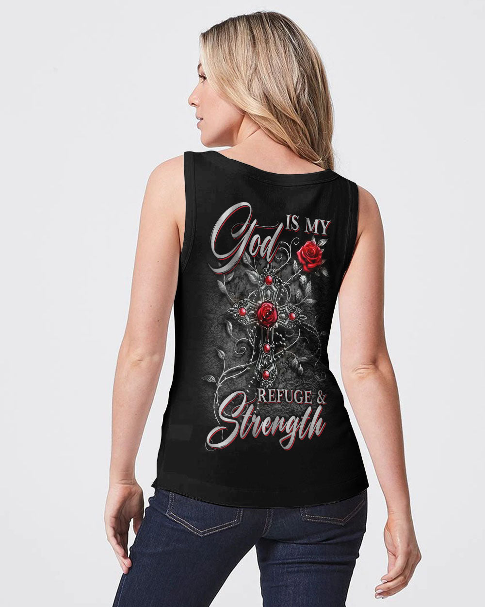 God Is My Refuge And Strength Women's All Over Print Shirt - Yhln2408232