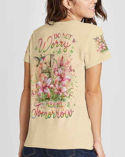 Do Not Worry About Tomorrow Women's All Over Print Shirt - Yhlt0503243