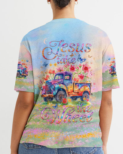 Jesus Take The Wheel Women's All Over Print Shirt - Yhlt1103243