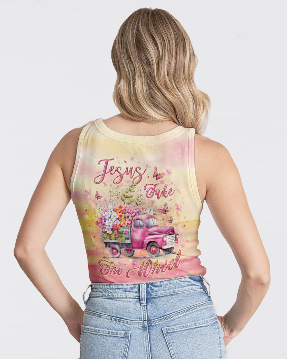 Jesus Take The Wheel Women's All Over Print Shirt - Yhlt2811232