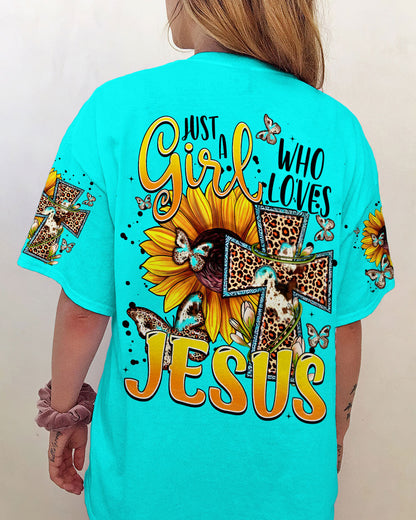 Just A Girl Who Loves Jesus Women's All Over Print Shirt - Tytm1107233