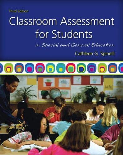 Classroom Assessment for Students in Special and General Education - 3rd Edition