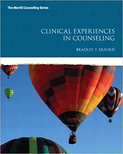 Clinical Experiences In Counseling