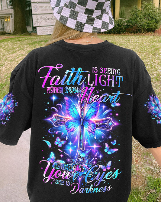 Faith Is Seeing Light Women's All Over Print Shirt - Tytm0103243