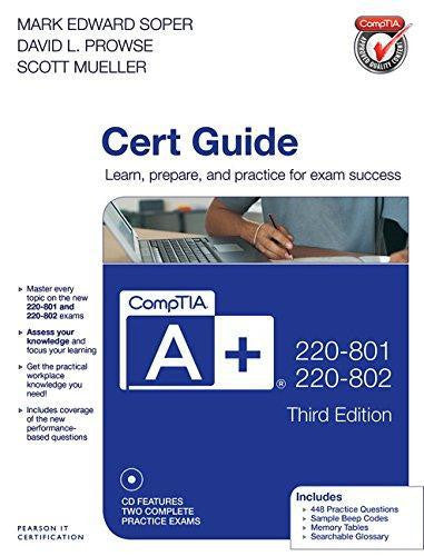 Comptia A 220 801 And 220 802 Cert Guide 3Rd Edition