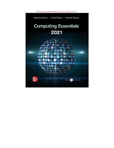 Computing Essentials 2021 28Th Edition