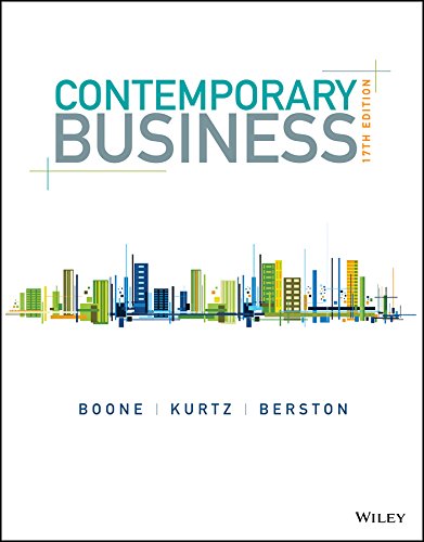 Contemporary Business, 17th Edition 17-edition