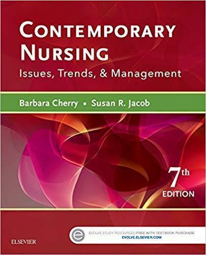 Contemporary Nursing Issues Trends Management 7Th Edition
