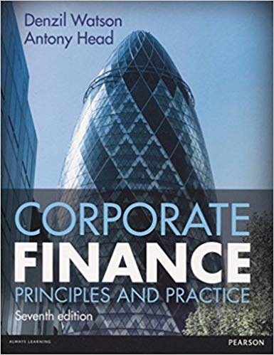 Corporate Finance Principles Practice 7Th Edition Ed 7Th Edition