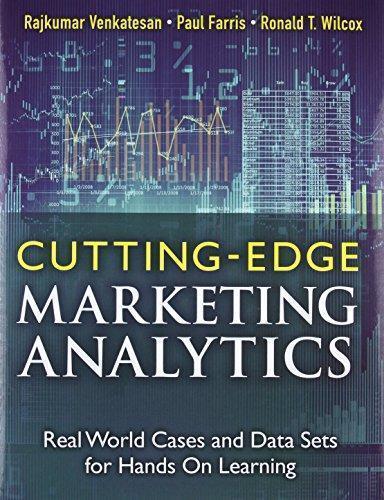 Cutting Edge Marketing Analytics Real World Cases And Data Sets For Hands On Learning