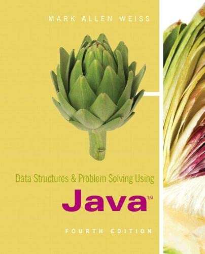 Data structures &amp; problem solving using Java