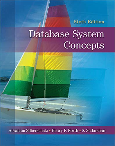Database System Concepts, 6th Edition