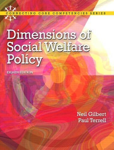 Dimensions Of Social Welfare Policy 8Th Edition