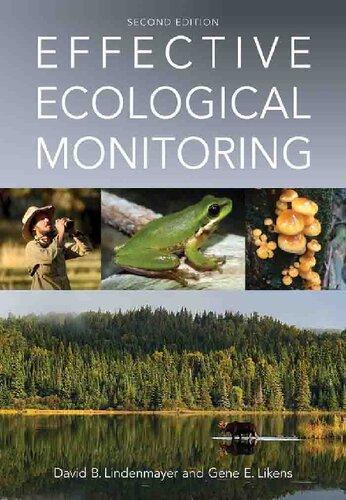 Effective Ecological Monitoring 2Nd Edition