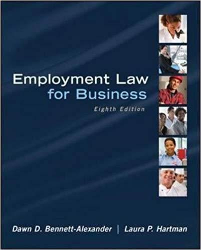 Employment Law For Business 8Th Edition