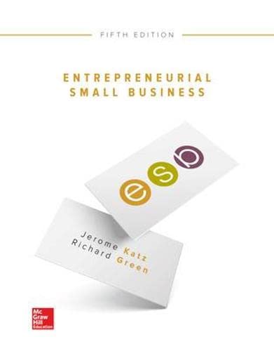 Entrepreneurial Small Business - 5th Edition