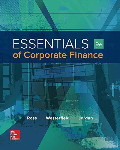 Essentials Of Corporate Finance 9Th Edition