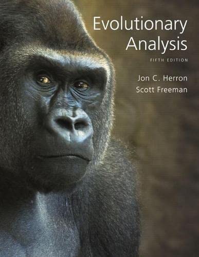 Evolutionary Analysis - 5th Edition