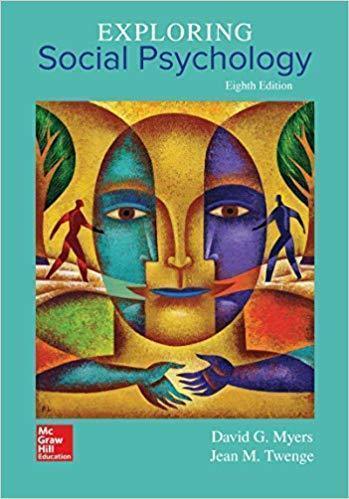 Exploring Social Psychology 8Th Edition