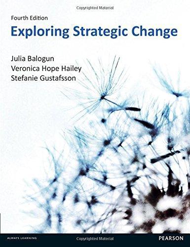 Exploring Strategic Change 4Th Edition
