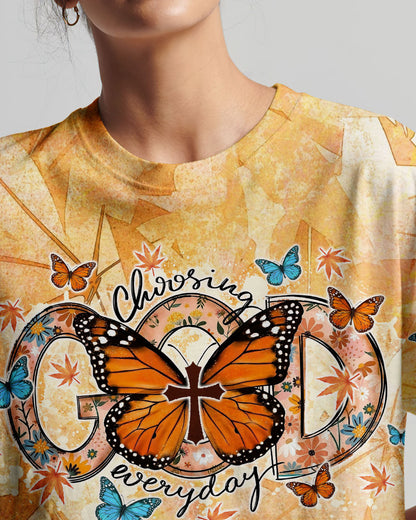 Choosing God Everyday Butterfly Women's All Over Print Shirt - Tlno1307234