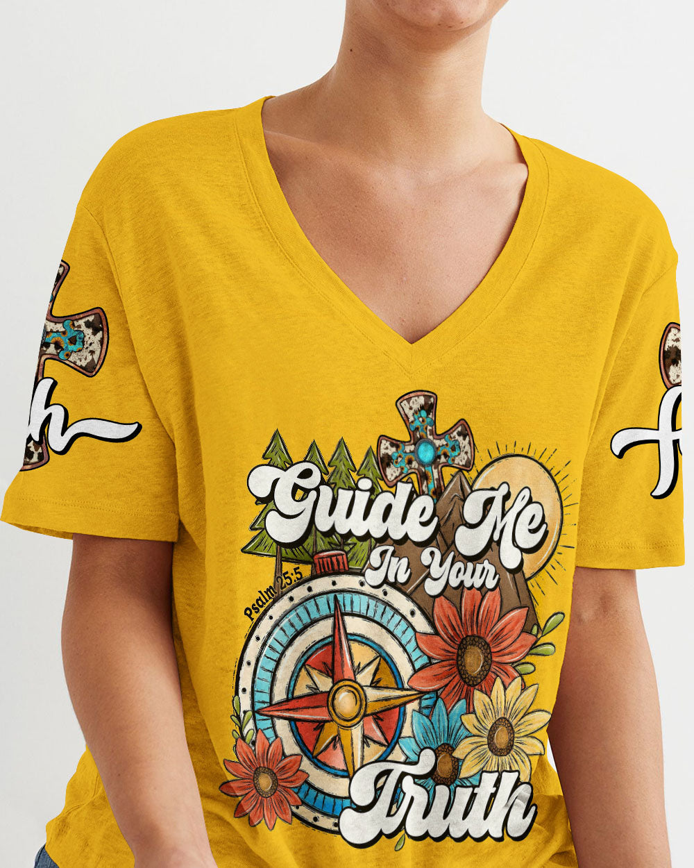 Guide Me In Your Trust Women's All Over Print Shirt - Tlno1907235