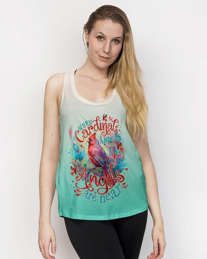 When Cardinals Appear Angels Are Near Women's All Over Print Shirt - Tlno2507239